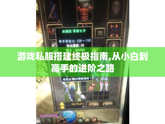 游戏私服搭建终极指南,从小白到高手的进阶之路 游戏私服搭建终极指南,从小白到高手的进阶之路