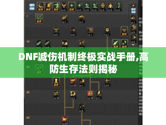 DNF减伤机制终极实战手册,高防生存法则揭秘 DNF减伤机制终极实战手册,高防生存法则揭秘