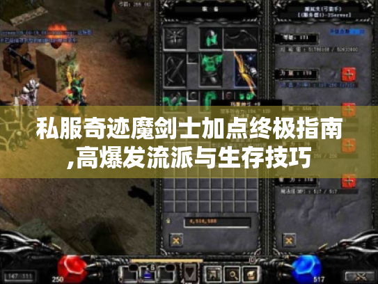 私服奇迹魔剑士加点终极指南,高爆发流派与生存技巧 私服奇迹魔剑士加点终极指南,高爆发流派与生存技巧