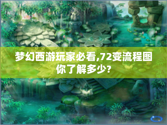 梦幻西游玩家必看,72变流程图你了解多少? 梦幻西游玩家必看,72变流程图你了解多少?