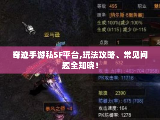 奇迹手游私SF平台,玩法攻略、常见问题全知晓! 奇迹手游私SF平台,玩法攻略、常见问题全知晓!