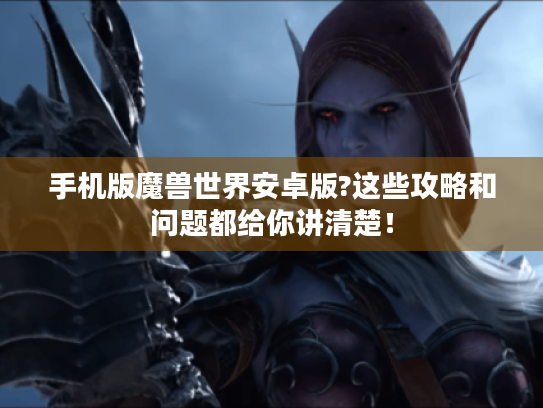 手机版魔兽世界安卓版?这些攻略和问题都给你讲清楚! 手机版魔兽世界安卓版?这些攻略和问题都给你讲清楚!