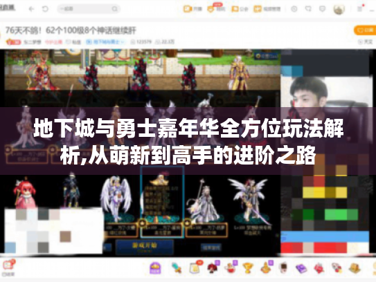 地下城与勇士嘉年华全方位玩法解析,从萌新到高手的进阶之路 地下城与勇士嘉年华全方位玩法解析,从萌新到高手的进阶之路