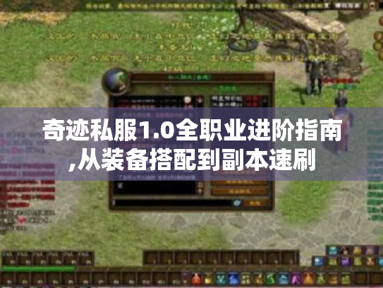 奇迹私服1.0全职业进阶指南,从装备搭配到副本速刷 奇迹私服1.0全职业进阶指南,从装备搭配到副本速刷