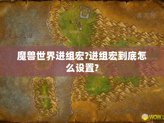 魔兽世界进组宏?进组宏到底怎么设置?