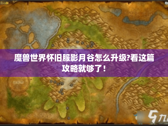 魔兽世界怀旧服影月谷怎么升级?看这篇攻略就够了! 魔兽世界怀旧服影月谷怎么升级?看这篇攻略就够了!