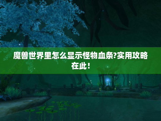 魔兽世界里怎么显示怪物血条?实用攻略在此！