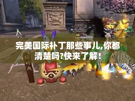 完美国际补丁那些事儿,你都清楚吗?快来了解! 完美国际补丁那些事儿,你都清楚吗?快来了解!