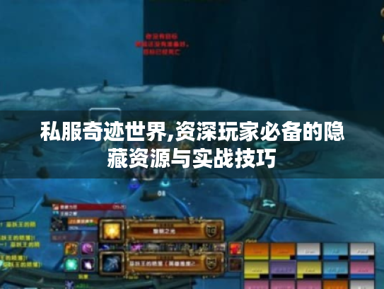 私服奇迹世界,资深玩家必备的隐藏资源与实战技巧 私服奇迹世界,资深玩家必备的隐藏资源与实战技巧