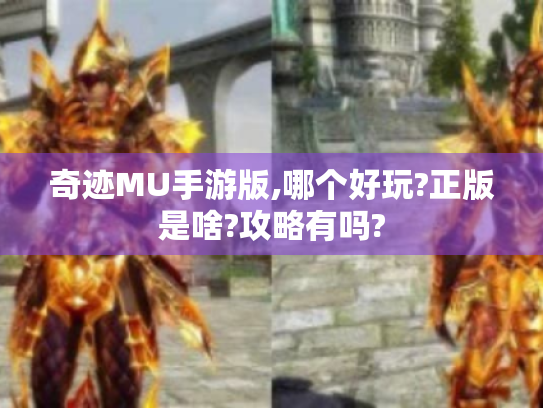 奇迹MU手游版,哪个好玩?正版是啥?攻略有吗? 奇迹MU手游版,哪个好玩?正版是啥?攻略有吗?
