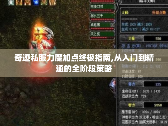 奇迹私服力魔加点终极指南,从入门到精通的全阶段策略 奇迹私服力魔加点终极指南,从入门到精通的全阶段策略