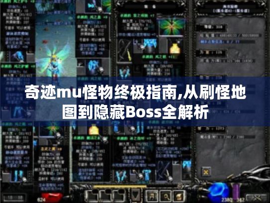 奇迹mu怪物终极指南,从刷怪地图到隐藏Boss全解析 奇迹mu怪物终极指南,从刷怪地图到隐藏Boss全解析