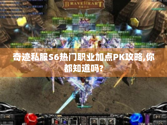 奇迹私服S6热门职业加点PK攻略,你都知道吗? 奇迹私服S6热门职业加点PK攻略,你都知道吗?
