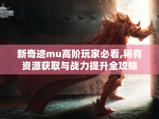 新奇迹mu高阶玩家必看,稀有资源获取与战力提升全攻略 新奇迹mu高阶玩家必看,稀有资源获取与战力提升全攻略