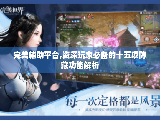 完美辅助平台,资深玩家必备的十五项隐藏功能解析 完美辅助平台,资深玩家必备的十五项隐藏功能解析