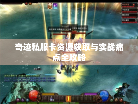 奇迹私服卡资源获取与实战痛点全攻略 奇迹私服卡资源获取与实战痛点全攻略