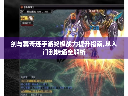 剑与翼奇迹手游终极战力提升指南,从入门到精通全解析 剑与翼奇迹手游终极战力提升指南,从入门到精通全解析