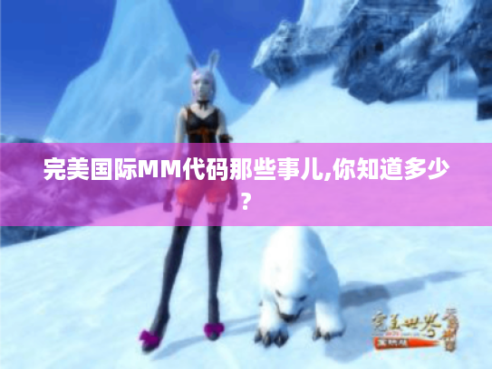 完美国际MM代码那些事儿,你知道多少? 完美国际MM代码那些事儿,你知道多少?
