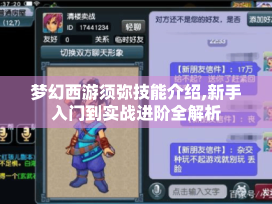 梦幻西游须弥技能介绍,新手入门到实战进阶全解析 梦幻西游须弥技能介绍,新手入门到实战进阶全解析