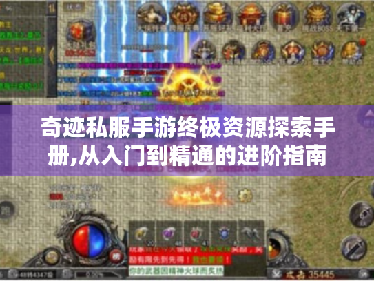 奇迹私服手游终极资源探索手册,从入门到精通的进阶指南 奇迹私服手游终极资源探索手册,从入门到精通的进阶指南