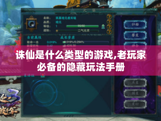 诛仙是什么类型的游戏,老玩家必备的隐藏玩法手册 诛仙是什么类型的游戏,老玩家必备的隐藏玩法手册