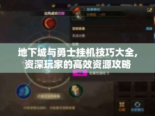 地下城与勇士挂机技巧大全,资深玩家的高效资源攻略 地下城与勇士挂机技巧大全,资深玩家的高效资源攻略