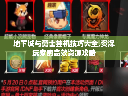 地下城与勇士挂机技巧大全,资深玩家的高效资源攻略 地下城与勇士挂机技巧大全,资深玩家的高效资源攻略