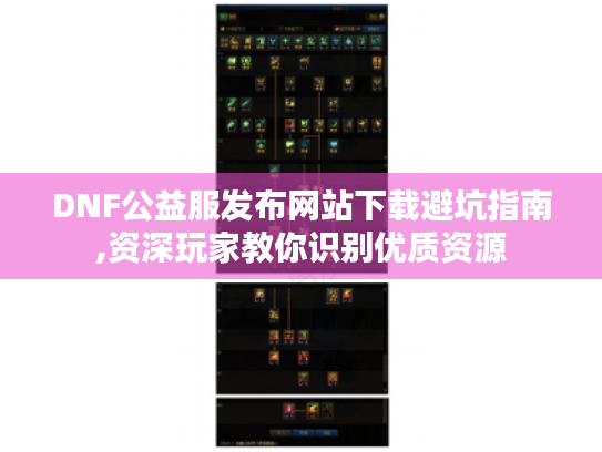 DNF公益服发布网站下载避坑指南,资深玩家教你识别优质资源 DNF公益服发布网站下载避坑指南,资深玩家教你识别优质资源
