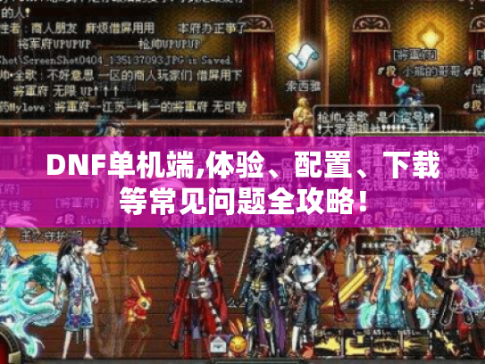 DNF单机端,体验、配置、下载等常见问题全攻略! DNF单机端,体验、配置、下载等常见问题全攻略!