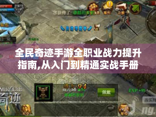 全民奇迹手游全职业战力提升指南,从入门到精通实战手册 全民奇迹手游全职业战力提升指南,从入门到精通实战手册
