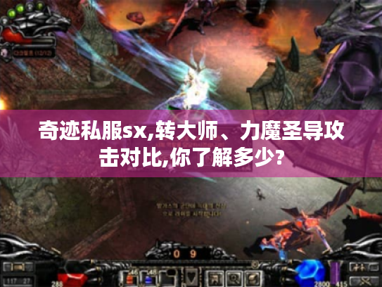 奇迹私服sx,转大师、力魔圣导攻击对比,你了解多少? 奇迹私服sx,转大师、力魔圣导攻击对比,你了解多少?