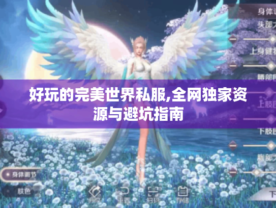 好玩的完美世界私服,全网独家资源与避坑指南 好玩的完美世界私服,全网独家资源与避坑指南