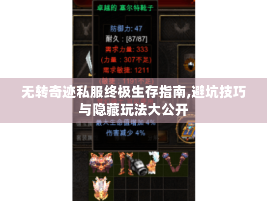 无转奇迹私服终极生存指南,避坑技巧与隐藏玩法大公开 无转奇迹私服终极生存指南,避坑技巧与隐藏玩法大公开