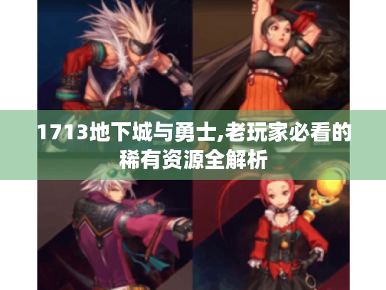 1713地下城与勇士,老玩家必看的稀有资源全解析 1713地下城与勇士,老玩家必看的稀有资源全解析