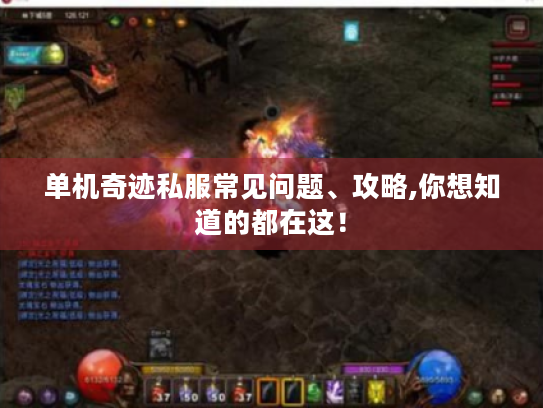 单机奇迹私服常见问题、攻略,你想知道的都在这！