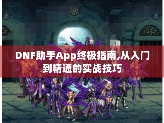 DNF助手App终极指南,从入门到精通的实战技巧 DNF助手App终极指南,从入门到精通的实战技巧