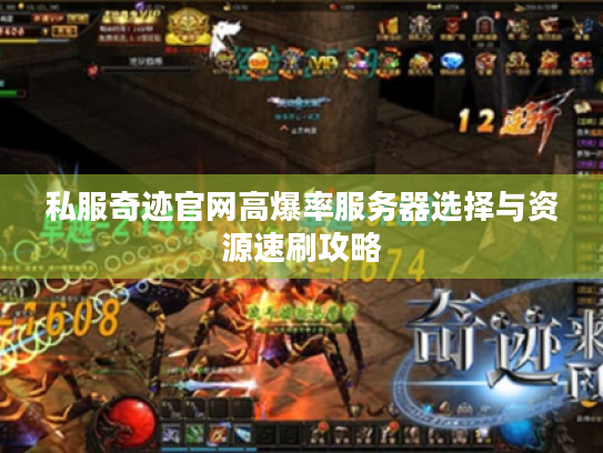 私服奇迹官网高爆率服务器选择与资源速刷攻略 私服奇迹官网高爆率服务器选择与资源速刷攻略