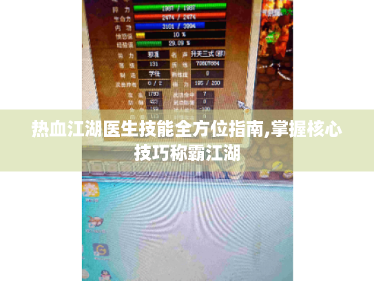 热血江湖医生技能全方位指南,掌握核心技巧称霸江湖 热血江湖医生技能全方位指南,掌握核心技巧称霸江湖