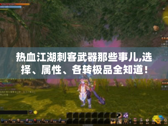 热血江湖刺客武器那些事儿,选择、属性、各转极品全知道! 热血江湖刺客武器那些事儿,选择、属性、各转极品全知道!