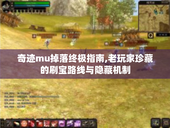 奇迹mu掉落终极指南,老玩家珍藏的刷宝路线与隐藏机制 奇迹mu掉落终极指南,老玩家珍藏的刷宝路线与隐藏机制