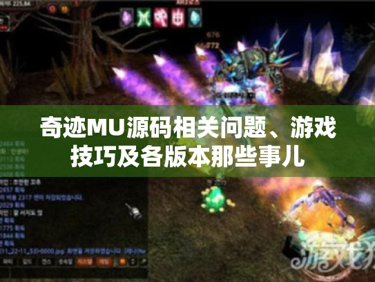 奇迹MU源码相关问题、游戏技巧及各版本那些事儿 奇迹MU源码相关问题、游戏技巧及各版本那些事儿