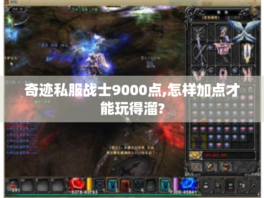 奇迹私服战士9000点,怎样加点才能玩得溜? 奇迹私服战士9000点,怎样加点才能玩得溜?