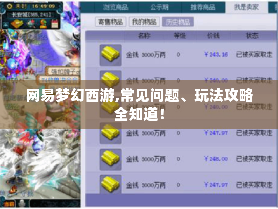 网易梦幻西游,常见问题、玩法攻略全知道! 网易梦幻西游,常见问题、玩法攻略全知道!