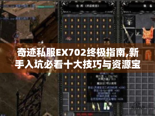 奇迹私服EX702终极指南,新手入坑必看十大技巧与资源宝库 奇迹私服EX702终极指南,新手入坑必看十大技巧与资源宝库