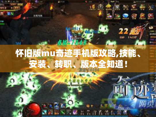 怀旧版mu奇迹手机版攻略,技能、安装、转职、版本全知道！