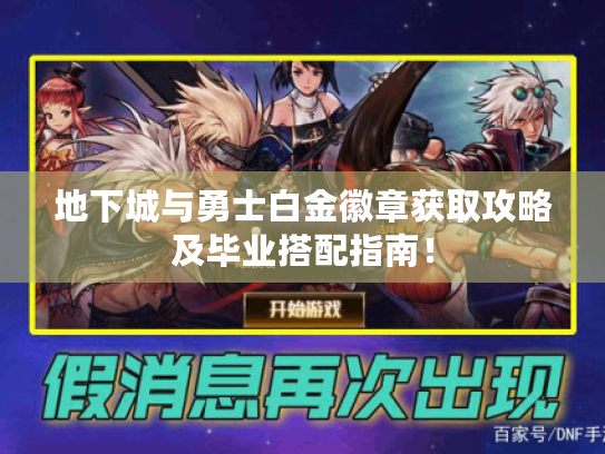 地下城与勇士白金徽章获取攻略及毕业搭配指南! 地下城与勇士白金徽章获取攻略及毕业搭配指南!