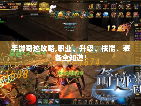 手游奇迹攻略,职业、升级、技能、装备全知道！