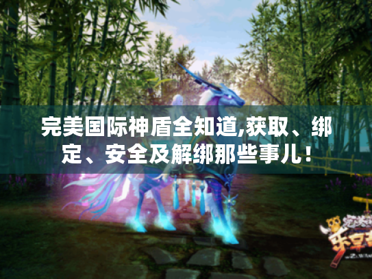 完美国际神盾全知道,获取、绑定、安全及解绑那些事儿! 完美国际神盾全知道,获取、绑定、安全及解绑那些事儿!