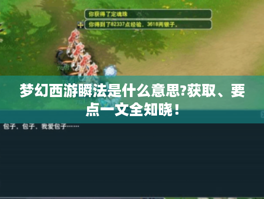 梦幻西游瞬法是什么意思?获取、要点一文全知晓! 梦幻西游瞬法是什么意思?获取、要点一文全知晓!