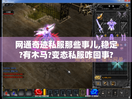 网通奇迹私服那些事儿,稳定?有木马?变态私服咋回事?